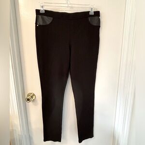 DNKY skinny black Faux jeans - size lg